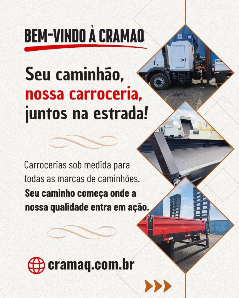 Carrocerias sob medida para todas as marcas de caminhões