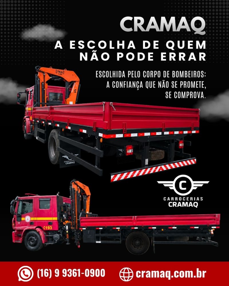 Escolhida pelo Corpo de Bombeiros a confiança que não se promete se comprova.